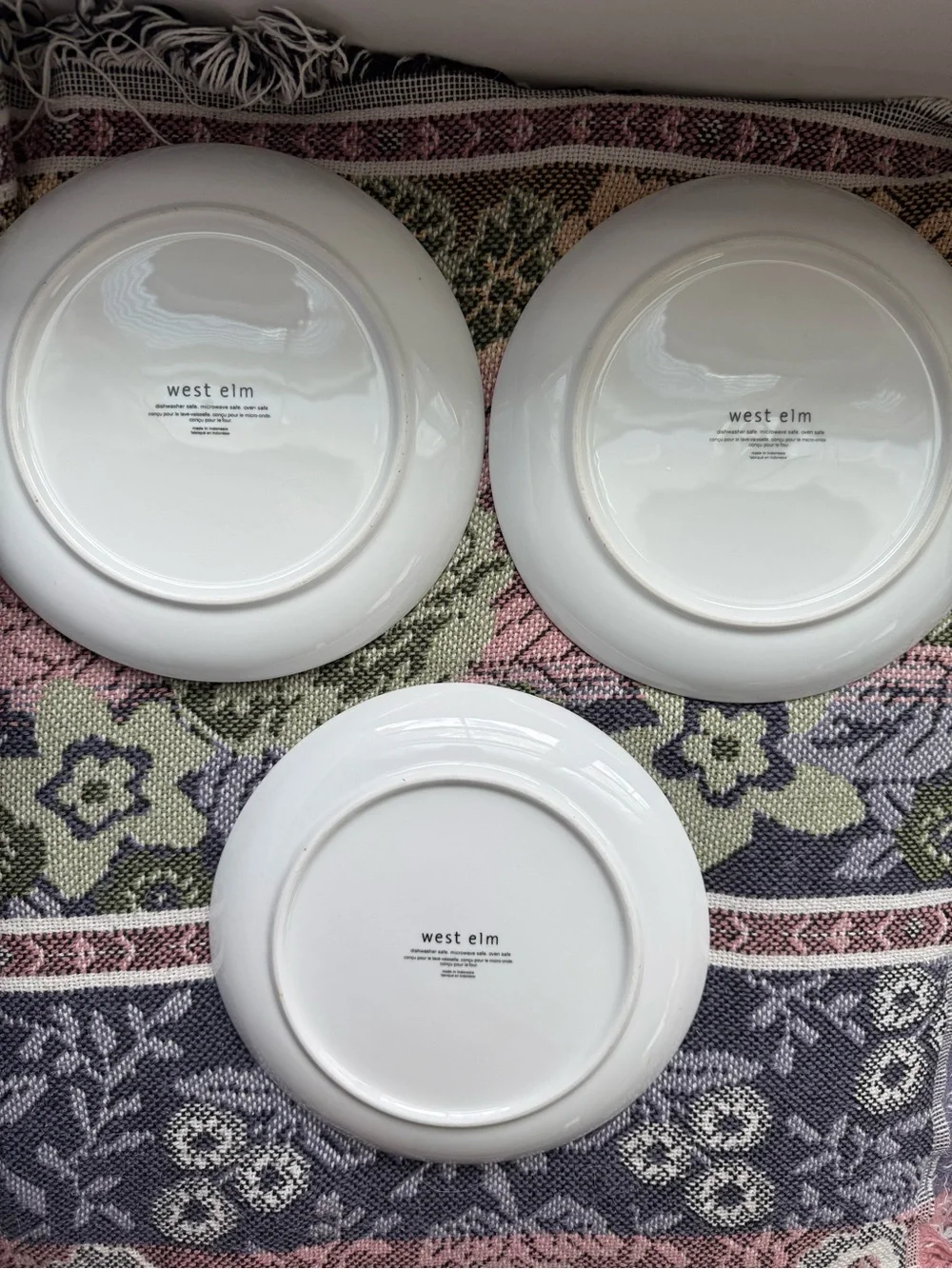 West elm set of 3 Whimsical Owl Plates Cottagecore Fall Decor